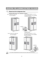 Page 2726
ADJUSTING THE CLEARANCE BETWEEN THE DOORS
The doors will be uneven if the refrigerator is not level.
Case 1) Freezer door is lower than
that of the refrigeratorInsert a straight screwdriver (-) () into a
slot of the control lever (➁), turn it clockwise
and level the refrigerator.
Case 2) Freezer door is higher than
that of the refrigeratorInsert a straight screwdriver (-) () into a
slot of the control lever (➁), turn it clockwise 
and level the refrigerator.
Do not make small adjustment by turning...