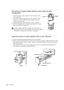 Page 20
Removing any residual matter inside the water supply line after 
installing filter.
1.     Turn ON the main water supply & turn OFF the valve to the  water supply line.2.     Run water through the dispenser until the water runs clear (approx. 1L). This will clean the water supply system and remove air from the lines.3.      Additional flushing may be required in some households.4.     Open the refrigerator door and make sure there are no water leaks coming from the water filter.
A newly installed water...