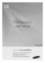 Page 1
Refrigerator
user manual
imagine the possibilities
Thank you for purchasing a Samsung product.
To receive a more complete service,  
please register your product at
www.samsung.com/global/register
English

DA99-01584A(HM-P)-EN(0.1).indd   12007.10.4   5:20:23 PM
 
