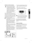 Page 45operar _21
02 OPERAR
MUDAR O FILTRO DE ÁGUA
Para reduzir o risco de danos por água NÃO 
USAR marcas genéricas de ﬁ ltros de água 
no seu frigoríﬁ co SAMSUNG. USE APENAS 
FILTROS DE ÁGUA DA MARCA SAMSUNG. A 
SAMSUNG não se responsabiliza por qualquer 
dano, incluindo, mas não limitado a danos 
materiais provocados por fugas de água 
resultantes do uso de ﬁ ltros de água de marcas 
genéricas. Os Frigoríﬁ cos SAMSUNG são 
desenhados para funcionarem APENAS com 
Filtros de Água SAMSUNG.
A luz do indicador do...