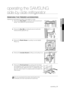 Page 31
operating _1

operating the SAMSUNG 
side-by-side refrigerator
rEMoVing thE frEEZEr aCCEssoriEs
Cleaning and rearranging the interior of the freezer is a snap.
1.	Remove the Glass	shelf by pulling the shelf out as far as it 
will go. Then, gently lift it up and remove it.
.	Remove the door	bin by holding the door bin with both 
hands and then gently lift it up.
.	Remove the Plastic	drawer	 by pulling it out and slightly 
lifting it up.
.	Remove the Icemaker	bucket by lifting up and...