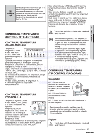 Page 19fi schimbat Congelator se adapteaza la  
temperatura de noi.
   