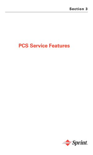 Page 106PCS Service Features
Section 3 