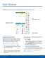 Page 2217Multi Window
Multitask by using multiple applications at the same time.
Activate Multi Window
Apps that support Multi window display together on 
a split screen. You can switch between the apps, 
adjust the size of their display on the screen, and 
copy information from one app to the other.
Note: Multi window is not available for all apps.
1. From any screen, touch and hold  Back.
2. Tap two apps that support Multi window to open 
them in split screen view.
- or -
If you are currently using an app...