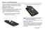 Page 13Getting Started       6
Section 1: Getting Started
This section explains how to start using your phone by first 
configuring your hardware, activating your service, and then 
setting up your voice mail.
Setting Up Your Phone
Prior to use it is necessary to install both the battery and SIM 
into their corresponding internal compartments. The 
microSD™ card slot is also located in this same internal 
area.
1. Remove the back cover by inserting a fingernail into 
the slot on the top of your phone (1).  2....