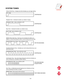 Page 26CONTENTS
SYSTEM TONES
3.3
Ringback Tone—Indicates the station you dialed is ringing.
Busy Tone—Indicates the station you dialed is busy.
DND/No More Calls Tone—Fast busy tone indicates the station you
dialed is in the Do Not Disturb mode or cannot receive any more calls.
Transfer/Conference Tone—Indicates your call is being held and you can
dial another party.
Confirmation Tone—Very short beeps followed by dial tone indicate you
have correctly set or canceled a system feature.
Error Tone—A distinctive...