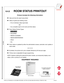 Page 121CONTENTS
ROOM STATUS PRINTOUT
Printout includes the following information:

Date and time the report was printed
Status of guest and meeting rooms
–On an individual, status type basis
OR
–As a complete report of all rooms and their status
Room Status Printout Types:
–AVAILABLE
–OCCUPIED
–NEEDS CLEANING
–NEEDS MAINTENANCE
–HOLD
–ALL
Room status is updated by either the administrator access, automatic room update or
maid codes.
❆  ❆  ❆
By default, the printout will  print a header followed by 50 lines...