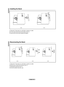 Page 85English - 8
Installing the Stand
< 2 ><  >
	
1.	Place the TV face down on a soft cloth or cushion on a table.
2.	 Put the stand into the hole at the bottom of the TV.
3.	 Insert screw into the hole indicated and tighten.
Disconnecting the Stand
< 2 ><  >< 4 >
	
1.	Place the TV face down on a soft cloth or cushion on a table.
2.	 Remove four screws from the back of the TV.
3.	 Separate the stand from the TV.
4.	 Cover the bottom hole with a cap.
BN68-01310B-00Eng.indd   832007-09-14   ��...