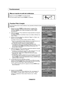 Page 106
Français - 12
Fonction Prêt à l’emploi
Lors de la première mise en route du téléviseur, deux paramètres individuels de base sont proposés automatiquement à la configuration:
1.  
Appuyez sur le bouton POWER de la télécommande. Le message “Menu language, Shop Mode, Channels and Time will be set.” s'affiche. Appuyez sur le bouton ENTER le menu “Select the language of the OSD” s'affiche automatiquement.
2. 
 
Utilisez les bouton ▲ ou ▼ pour sélectionner la langue appropriée, puis appuyez sur le...