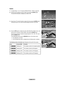 Page 72
English - 70
Rotating
1.	Complete Steps 1 to 3 of “Using the WISELINK Menu”. (Refer to page 65)
2.	Press the ◄ or ► button to move to “Photo”, then press the ENTER button.  
    The saved file information is displayed as a folder or file.
3.	Press the ▲, ▼, ◄ and ► buttons to select a file, then press the ENTER button. 
    Pressing the button over a photo thumbnail displays the photo in full screen.
4.	Press the INFO button to display the option (Start Slide Show, Rotate, Zoom, List).
    Press the ▲...