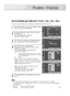 Page 127How to Set up Restrictions using “Canadian French”: E, G, 8 ans +, 13 ans +, 16 ans +, 18 ans +
First, set up a personal identification number (PIN), and enable the V-Chip. (refer to page 122)
1
Press the MENU button. Press the ▲or ▼button to select
“Setup”, then press the ENTER button. 
2 
Press the ▲or ▼button to select “V-Chip”, then press
the ENTER button.
The message “Enter PIN” will appear. 
Enter your 4 digit PIN number.
3
The “V-Chip” screen will appear. Press the ▲or ▼button to
select “Canadian...