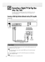 Page 2828
Connecting a Digital TV Set-Top Box
(480p, 720p, 1080i)
By inputting a high-bandwidth digital content protection High-Definition picture source
to the HDMI input jack on the TV, High-Definition pictures can be displayed on the
screen in their digital form.
Connecting to HDMI (High Definition Multimedia Interface)/DVI Compatible
TV Rear Panel
Connect the DVI AUDIO (L, R) input jacks on the TV with the AUDIO output jacks on the 
Set-Top Box using an audio cable.
Note
•Use analog stereo audio inputs when...