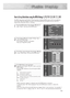 Page 103103
How to Set up Restrictions using the MPAA Ratings: G, PG, PG-13, R, NC-17, X, NR
The MPAA rating system uses the Motion Picture Association of America (MPAA) system, and its main application
is for movies. When the V-Chip lock is on, the TV will automatically block any programs that are coded with 
objectionable ratings (either MPAA or TV-Ratings).
1
Press the MENU button. Press the ▲or ▼button to
select “Setup”, then press the ENTER button. 
2 
Press the ▲or ▼button to select “V-Chip”, then 
press...