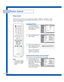 Page 52English - 52
Picture Control
Picture Control
You can use the on-screen menus to change the “Contrast”, “Brightness”, “Sharpness”, “Color”
and “Tint” according to personal preference. (Alternatively, you can use one of the automatic
settings. See next page.)
Customizing the Picture
1
Press the MENU button.
Press the 
…or †button to
select “Picture”, then press
the ENTER button.
2
Press the ENTER button to
select “Mode”.
3
Press the …or †button to
select a particular item, then
press the ENTER button....