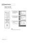 Page 88Special Features
English - 88
Setting the Function Help
Displays Help on the menu functions.
1
Press the MENU button.
Press the …or †button to
select “Setup”, then press 
the ENTER button.
2
Press the …or †button to
select “Function Help”, then
press the ENTER button.
3
Press the …or †button to
select “On”, then press the
ENTER button.
Press the EXIT button to exit.
NOTE
•The function Help default setting is ON.
Setup
Language : English√Time√V-Chip√Caption√Menu Transparency: Medium√Blue Screen :...