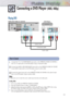 Page 19Playing DVD
Audio cable Component cable
Connect the Y, Pb, Pr(COMPONENT) input jacks on the WIRELESS HOME AV CENTER to 
the Y, P
b, Proutput jacks on the DVD player using a component cable. 
Connect the AUDIO L/R(COMPONENT) input jacks on the WIRELESS HOME AV CENTER 
to the AUDIO output jacks on the DVD player using an audio cable.
or
Connect the optical input jack on the WIRELESS HOME AV CENTER to the optical output
jack on the DVD player using an optical cable.
Note 
•Please be sure to match the color...