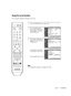 Page 111English - 111
Viewing the Current Resolution
You can get the resolution information of your PC.
1
Press the SOURCE button to select “PC”.
2
Press the MENU button.
Press the …or †button to
select “Setup”, then press
the ENTER button.
3
Press the …or †button to
select “PC”, then press the
ENTER button.
The resolution information
is displayed on the screen.
Press the EXIT button to exit.
NOTE
•To change the resolution, see pages 105~106.
Setup
Language : English√Time√Game Mode : Off√V-Chip√Caption√Menu...