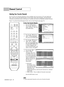 Page 48English - 48
To Store Your Favorite Channels:
1
Press the MENU button. 
Press the …or †button to
select “Channel”, then press
the ENTER button.
2
Press the …or †button to
select “Channel Manager”,
then press the ENTER button.
3
Press the ▲or ▼button to
select “All” or “Added”, 
then press the ENTER button.
Press the …/†/œ/√button
to select a channel, then 
press the ENTER button and
option window will appear.
4
Press the …or †
button to select
“Favorite”, then press
the ENTER button and
a  mark is...