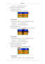 Page 114• Time Period : 1 ~ 5 seconds ( Recommend : 5 )Apply the Screen Pixel function on Product
• Apply the Screen Pixel function
- Symptom: Dot with Black Color move up and down. - Select method
•
Instruction Guide : OSD Menu -> Set Up -> Safety Screen -> Pixel
•

Time Interval : 1 ~ 10 hours ( Recommend : 1 )
• Time Period : 10 ~ 50 seconds ( Recommend : 50 )
• Apply the Screen Bar function - Symptom: Horizontal / Vertical Bar with Black Color move up and down. - Select method
•
Instruction Guide : OSD Menu...