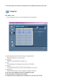 Page 46 
 
 
 
The Input Source Control feature is available only for the displays whose power status is ON.
 Image Size 
 
PC, BNC, DVI
1. Click Image Size of the main icons and  the Image Size control screen appears. 
Info Grid shows some basic information necessary to Image Size Control.
1)  ( Power Status) 
- Shows the power status of the current display.
2) Image Size   - Shows the current Image Size of the display in use.
3) Input   - Info Grid displays only the displays whose Input Source is PC, BNC,...