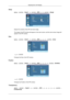 Page 63Swap
MENU → ENTER →   →   →ENTER →   →  →   →ENTER → 
Swaps the contents of the PIP and main image.
The 
image 
in the PIP window will appear on the main screen, and the main screen image will
appear in the PIP window.
Size MENU → ENTER →   →   →ENTER →   →   →   →   → ENTER → 
→   ,   → ENTER
Changes the Size of the PIP window.
Position MENU → ENTER →   →   →ENTER →   →   →   →   →   → ENTER → 
→   ,   → ENTER
Changes the Position of the PIP window.
Transparency MENU  → ENTER 

→    →    →  ENTER  →...