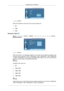 Page 94→   ,   → ENTER
Select the brightness of the grey for the screen background.
1. Off
2. Light
3. Dark
Resolution Select  MENU  →    →   →   → 
ENTER  →    →  →  →  →    →    →    →    →    →ENTER  →
→   ,   → ENTER
When  the 
picture  is  not  displayed  properly  on  the  screen  when  setting  the  graphics  card
resolution of the computer to 1024 x 768 @ 60Hz, 1280 x 768 @ 60Hz, 1360 x 768@ 60Hz
or 1366 x 768 @ 60Hz, by using this function(Resolution Select), you can have the picture
displayed on the...