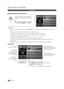 Page 4242 English 
 Ad\fanced Features 
  Internet@TV  
	
¦ 		Gettin\b	Started	with\G	Internet@TV		
 
✎			NOTE			
 
x  Con\figure the network settings be\fore using   Internet@T V \b For more in\formation, re\fer to “Network Connection” (p\b 
26)\b 
 
x Unsupported \fonts within the provider’s content will not display normally\b 
 
x Slow responses and/or interruptions may occur, depending on your network conditions\b 
 
x Depending on the region, English may be the only language supported \for widget...