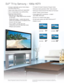 Page 3DLP™TV by Samsung – 1080p HDTV
1 Cable TV features like Pay-Per-View and Video-On-Demand require 
a cable box. CableCARD is provided by your cable service provider.2 Currently, HDMI, DVI and Component inputs can only accept up to 1080i signals. 
All 1080i signals are converted to 1080p. Off-air 1080p signals are displayed in their
broadcast format.
• Compact, lightweight, picture-frame design – 
fits where others won’t™
• Digital Cable Ready (DCR) with CableCARD™1
• Built-in Analog/Digital Tuner...