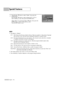 Page 106Special Features
English - 106
4Press the …or †button to select “Mode”, then press the 
ENTER button.
Press the 
…or †button to select submenu (CC1~CC4 or
Text1~Text4) you want, then press the ENTER button.
Select “Return” by pressing the 
…or † button, then press the 
ENTER button to return to the previous menu.
Press the EXIT button to exit.
NOTES
•The default is “Default”.
CC1 :  The Primary Synchronous Caption Service. These are captions in the primary language 
that must be in sync with the sound,...