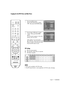 Page 71English - 71
Swapping the Sub (PIP) Picture and Main Picture
1
Press the MENU button.
Press the 
œor √button to select
“PIP”, then press the ENTER button.
2
Press the …or †button to select
“Swap”, then press the ENTER 
button.
The sub picture appears in the main
picture, and vice versa.
Select “Return” by pressing the 
…or † button, then press the ENTER
button to return to the previous menu.
Press the EXIT button to exit.
NOTES
•PIP is only available in RF (TV) mode.
•The PIP swap function is only...