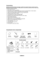 Page 81
Español - 6

Comprobación de los componentes
Manual de  instruccionesMando a distancia/ (BP59-00123A)/ 
pilas AAA Tarjeta de garantía/ 
Tarjeta de registro/ 
Manual de seguridad/ Manual de referencia rápida/
Cable de  alimentación (3903-000144) Paño de 
 limpieza
Se vende por separado
Lamp de recambio
Para comprar una lámpara de 
recambio, acuda al servicio técnico 
más cercano.
•   Utilice solamente lámparas 
autorizadas. 
La empresa no puede garantizar 
la calidad del producto si 
se utiliza una...