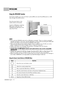 Page 110WISELINK
English - 110
Using the WISELINK Function 
This function enables you to view and listen to photo (JPEG) and audio files (MP3)saved on a USB
Mass Storage Class (MSC) device.
Press the power button on the
remote control or front panel.
Connect a USB device containing
JPEG and/or MP3 files to the
WISELINK jack (USB jack) on the
side of the TV first.
TV Side Panel
NOTES
•If you enter the WISELINK mode with no USB device connected. “There is no device connected”
message will appear. In this case,...