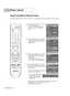 Page 64Picture Control
English - 64
Using the Color Weakness Enhancement Feature
This feature adjusts the Red, Green or Blue color to compensate for the user’s particular color weakness.
1
Press the MENU button. 
Press the œor √button to select
“Setup”, then press the ENTER 
button.
2
Press the …or †button to select
“Color Weakness”, then press the
ENTER button.
3
Press the …or †button to select
“Color Weakness”, then press the
ENTER button.
Press the …or †button to select
“On”, then press the ENTER button.
4...