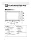 Page 1010
Your New Plasma Display Panel
Front Panel
ŒSOURCE button
Press to display all of the available video 
sources (TV, AV, S-Video, Component1, 
Component2, PC, and HDMI).
´MENU button
Displays the main on-screen menu.
ˇVOL +, -buttons
Press to increase or decrease the volume. 
Also used to select or adjust items on the 
on-screen menu.  
¨CH( , ) buttons
Press CH or CH to change channels. 
Also used to move up or down in the on-screen 
menu.
ˆ(Enter) button
Press to confirm a selection. 
ØPower button...