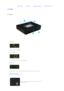 Page 11 |  Product Features | Product Views | Battery (sold separately) | Product Specifications | 
 
 
 
 
 
 Your Battery  
 
 
         
1. Locking hole  
  
     Locks the battery to the projector.  
  
2. Power Terminal  
  
     Connect the power cord here to charge the battery. 
  
3. Battery Latch  
  
     The battery latch is used to hold the battery in place when con nected to the main body. 
  
4. Battery Charge Indicator  
Shows the remaining battery charge.  
  
  
While charging the battery (by...