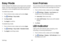 Page 175Settings167
Easy Mode
Switch between the default screen layout and a simpler 
layout. The Easy mode layout has larger text and icons, 
making for a more straightforward visual experience.
To enable Easy mode:
1. From a Home screen, swipe up to access Apps.
2. Tap  Settings > Easy mode .
3. Tap Easy mode .
4. Tap Apply  to confirm.
To disable Easy mode:
1. From a Home screen, swipe up to access Apps .
2. Tap  Settings > Easy mode  > Standard mode .
3. Tap Apply  to exit Easy mode.
Icon Frames
You can show...