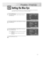 Page 117117
1
Press the MENU button.
Press the ▲or ▼button to select “Setup”, then press 
the ENTER button.
2 
Press the ▲or ▼button to select “Blue Eye”, then press
the ENTER button.
3
Press the ▲or ▼button to select “Off” or “On”, then
press the ENTER button.
• Off : LED(Blue) will not come on when you turn the TV 
on and off.
• On : LED(Blue) will come on when you turn the TV 
on and off.
4 
Press the EXIT button to exit.
…More
Menu Transparency  : Medium
Energy Saving  : Standard
Screen Burn Protection
PC...