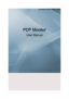 Page 1SyncMaster P50HP ,P50FP ,P63FP
PDP Monitor User Manual 