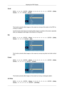 Page 76Scroll
MENU →   →  →  → ENTER 
→ [Setup] →  →  →  →   →   →   →   → ENTER 
→ [Safety
Screen] →   →   → ENTER → [Scroll]
This function prevents after-images on the screen by moving all the pixels on the PDP ac-
cording to a pattern.
Use 

this function when there are remaining after-images or symbols on the screen, especially
when you displayed a still image on the screen for a long time.
Bar MENU →   →  →  → 
ENTER 
→ [Setup] →  →  →  →   →   →   →   → ENTER 
→ [Safety
Screen] →   →   →   →ENTER → [Bar]...