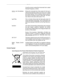 Page 100Cycle. The inverse number of the Horizontal Cycle is called
Horizontal Frequency. Unit: kHz
Interlace 
and  Non-Interlace
Methods Showing  the  horizontal  lines  of  the  screen  from  the  top  to
the bottom sequentially is called the Non-Interlace method
while showing odd lines and then even lines in turn is called
the Interlace method. The Non-Interlace method is used for
the majority of monitors to ensure a clear image. The Inter-
lace method is the same as that used in TVs.
Plug & Play This  is  a...