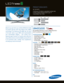 Page 14
120H
z
5,000,000:1
1080p
Dynamic Contrast relative scales are different for LCD,  LED, and PDP .
     #  OF  HDMI
CONNECTION S
UN40C6500   
40” LED High-Definition TV with 1080p Resolution    
[40.0” (truncated) actual diagonal screen size]
TV SPECIFICATIONS
	 •	Auto	Motion	Plus	120Hz
	 •	Full	HD	1080p	resolution
	 •	Ultra	Slim	Design	(1.1"	deep)
	 •	 Touch	of	Color
™
	 •	Exceeds	ENERGY	STAR®	standards
FEATURES
	 •		 Samsung	LED	delivers	unparalleled	contrast	ratio		
	 •	2010	Internet@TV	Content...