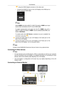 Page 28 Note
Select HDMI2 (only with a 460UT-2, 460UT-B model) or  HDMI1 as an input
source when connected to the PC via an HDMI cable.
To obtain normal picture and audio from the PC,  HDMI2 (only with a
460UT-2, 460UT-B model) or  HDMI1 must be selected before PC is se-
lected in Edit Name.
To enable audio when  DVI Device is selected, be sure to establish the
connection using step ( ).
Connect the Audio cable for your LCD Display to the Audio port on the
back of the LCD Display.
Connect the power cord for...