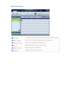 Page 52Main Screen Layout
 Menu BarChange the status of a display device or the properties of the program.
 Device CategoryView a list of connected display devices or device groups.
 Schedule CategoryView a list of schedules for display devices.
 Set ListSelect the display device you want to adjust.
 Modify the Set ListAdd, edit, regroup or delete sets.
 Help TopicsDisplay help topics for the program.
4
3
2
16
5
1
2
3
4
5
6 