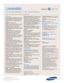 Page 2Samsung Electronics America, Inc.
105 Challenger Road
Ridgefield Park, NJ 07660-0511
Tel (201) 229-4000 • 1-800-SAMSUNG
www.samsung.com
LN46A860  
46 Full High Definition TV with 1080p Resolution
(TBD (truncated) actual diagonal screen size)
Features
HD-Grade pixel resolution:High-resolu-
tion pixel density is combined with a built-
in image scaler to handle inputs from a
variety of digital and analog audio/video
sources.
Widescreen aspect ratio
CCFL:
Cold-cathode fluorescent lamp that
is the backlight...