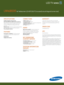 Page 2SPECIFICATIONS   
4 0,000:1 dynamic contrast rat io
HD-Grade 1920 (H) x 1080 (V) pixel resolut ion: 
High-resolut ion pixel density is combined w ith 
a built-in image scaler to hand le inputs from 
a var iety of digital and analog audio/v ideo 
sources.
Response t ime: A fast 6ms response time minimizes 
blurr ing of fast mot ion in sports programs. 
P iano Key Black cabinet
FE AT uRES
Energy Star® Compliant: It reduces energy  
consumpt ion by up to 25% compared w ith  
standard T Vs.
 
Sw ivel stand...