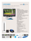 Page 1All features, specifications, and model numbers subject to change.
All on screen images are simulated pictures.
TV/Video
• Touch of Color™ design 
• Slim depth and narrow bezel – “Samsung’s
Thinnest LCD TV with a Built-in Tuner”
• InfoLink™ (RSS feeds of customizable stock
quotes, weather and brief news articles)
• Auto Motion Plus 120Hz™ 
• Pre-loaded Content Library™
• Ultra Clear Panel™
• HD-grade 1920 (H) x 1080 (V) pixel resolution
• 50,000:1 dynamic contrast ratio
• DLNA Certified™
• Wide color...