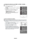 Page 153
Español - 6
Guía de actualización del software
tV(tomas del panel lateral)
Actualización del software
Explorando usB...
Puede tardar hasta 0 segundos.
ConfiguracióntV
mover    Ingresar regresar
▲más
modo película :  apag   ►
ajuste de montaje en pared   ► 
PIP       ►
función de  ayuda  : Enc   ►
Actualización del software   ►
.    Inserte una unidad USB que contenga las actualizaciones de firmware en las  
    conexiones WISELINK de la parte posterior del televisor.
. 
Pulse el...