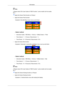 Page 105 Note
(  Please 
check CD's User Guide at "OSD Function", some model's will not availa-
ble )
Apply the Screen Pixel function on Product
• Apply the Screen Pixel function
- Symptom: Dot with Black Color move up and down. - Select method
•
Instruction Guide : OSD Menu -> Set Up -> Safety Screen -> Pixel
•

Time Interval : 1 ~ 10 hours ( Recommend : 1 )
• Time Period : 10 ~ 50 second ( Recommend : 50 )
• Apply the Screen Bar function - Symptom: Horizontal / Vertical Bar with Black Color...