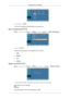 Page 77→   ,   /  ,   → ENTER
Turns the LCD Display off automatically at a preset time.
Menu Transparency MENU →   →  →  → ENTER →   →  →   → ENTER → 
→   ,   → ENTER
Change the transparency of the background of the OSD.
1. High
2. Medium
3. Low
4. Opaque
Safety Lock PIN  MENU →   →  →  → ENTER →   →  →  →   → ENTER → 
→ [0∼9, 0∼9, 0∼9, 0∼9] 
→ [0∼9, 0∼9, 0∼9, 0∼9] → [0∼9, 0∼9, 0∼9, 0∼9]
The password can be changed.  Note
The preset password for the LCD Display is "0000". Adjusting the LCD Display 