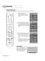 Page 44English - 44
Operation
Setting the Sleep Timer
The sleep timer automatically shuts off the TV after a preset time (from 30 to 180 minutes).
1
Press the MENU button. 
Press the œor √button to select
“Setup”, then press  the ENTER 
button.
2
Press the …or †button to select
“Timer”, then press the ENTER button.
Press the …or †button to select
“Sleep Timer”, then press the ENTER
button.
3
Press the …or †button to set sleep
timer to “
--(off), 30 min, 60 min,
90 min, 120 min, 150 min, or
180 min”, then press...